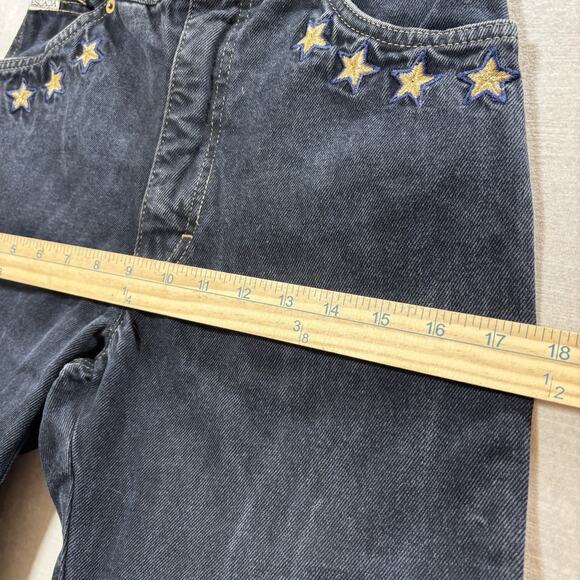Vintage ESCADA by Margaretha Ley High Rise Jeans 80s Anchor Stars Nautical Sz 34 - Picture 12 of 15